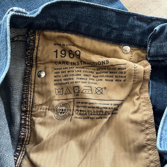 GAP 1969 Distressed Sexy Boyfriend Jeans, Flap Pockets, Size 27/4 - Picture 5 of 9